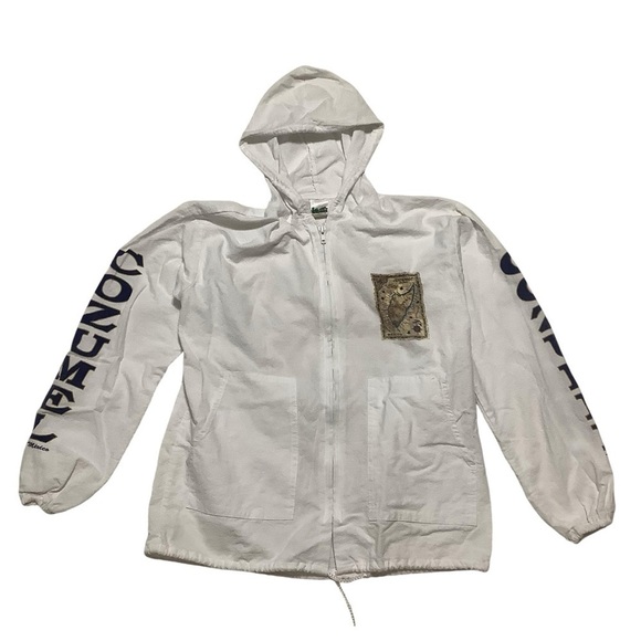 La Iguana Other - La Iguana Cozumel Beach Full-zip Hoodie Sz Small White